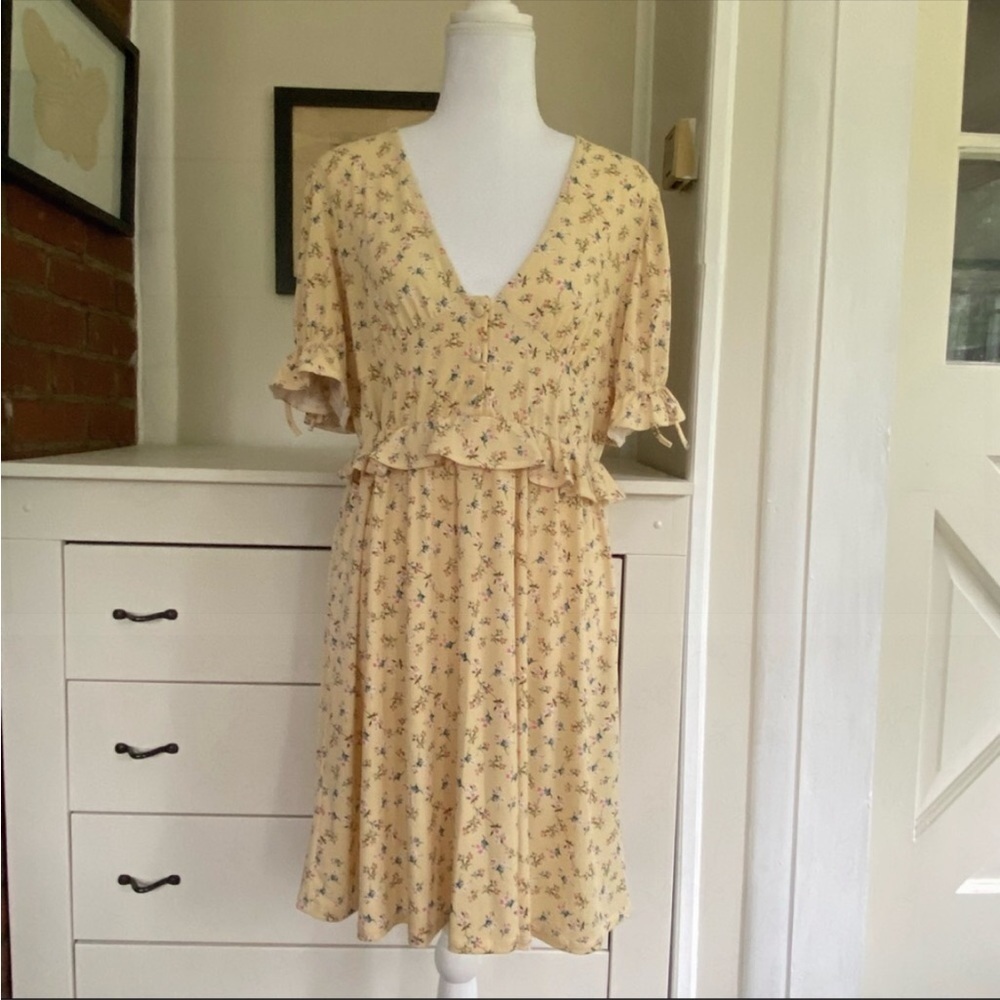 BCBGeneration Women's Floral Printed Mini Dress - Picture 3 of 16